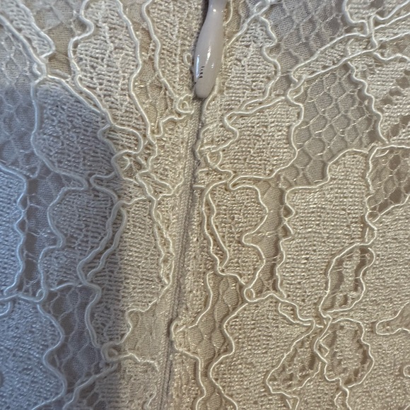 NWT GORGEOUS Gianni Bini Cream Lace Dress SIZE: 2 #CL - Picture 7 of 10